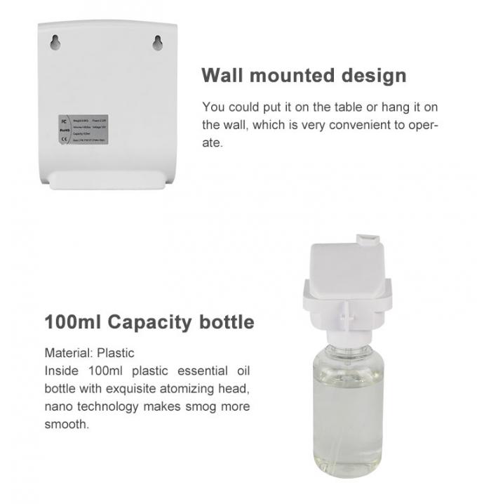 système de diffuseur d'air du parfum 100ml avec la fonction de bâti de mur